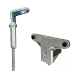 Gripple - Trapèze TPZGR pour gaine rectangulaire N2 (45kg) L=1m embout Oeillet 90