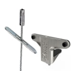 Gripple - Trapèze TPZGR pour gaine rectangulaire N2 (45kg) L=2m embout Butée