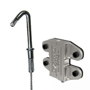 Gripple - Trapèze TPZPL pour plénum N2 (45kg) L=1m embout Bac acier