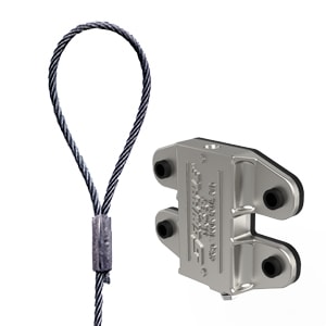 Gripple - Trapèze TPZPL pour plénum N2 (45kg) L=5m embout Boucle