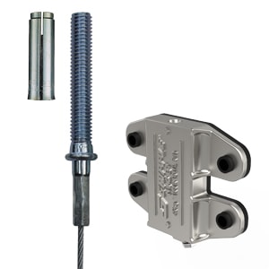 Gripple - Trapèze TPZPL pour plénum N2 (45kg) L=3m embout Fileté M10