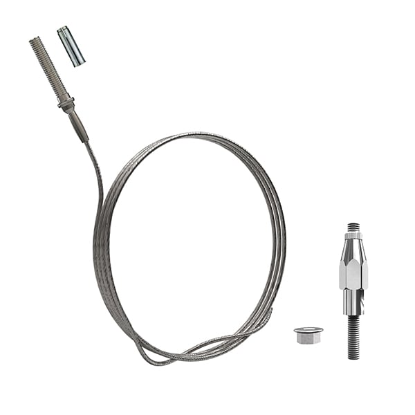 Gripple - 10 x SRP M6x30 mm (90kg) câble L=5m embout Fileté M8