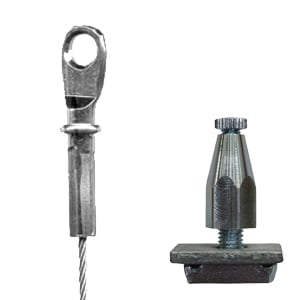 Gripple - Trapèze Plus RF N2 (45kg) câble L=2m embout oeillet - F120=2,5kg