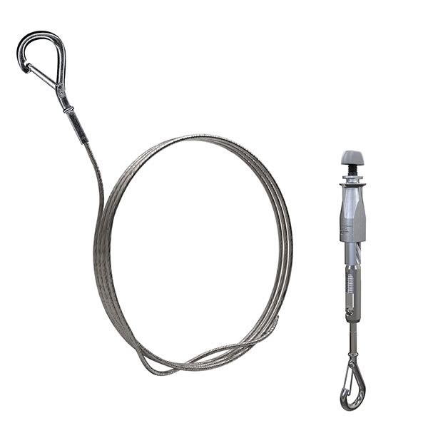 Gripple - UniGrip Calibra N2 (55kg) câble L=2m embout Crochet (EC)