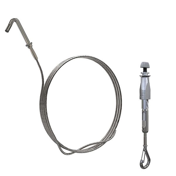 Gripple - UniGrip Calibra N2 (55kg) câble L=1m embout Bac acier (TH)