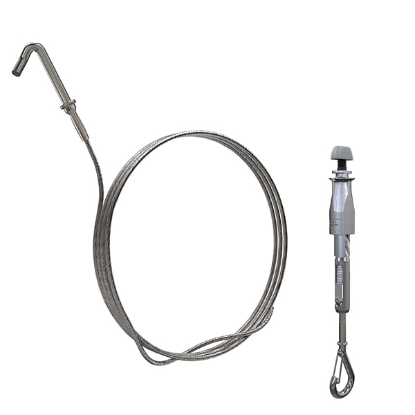 Gripple - UniGrip Calibra N2 (55kg) câble L=5m embout Bac acier (TH)