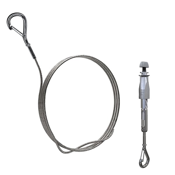 Gripple - UniGrip Calibra N2 (55kg) câble L=4m embout Crochet (EC)