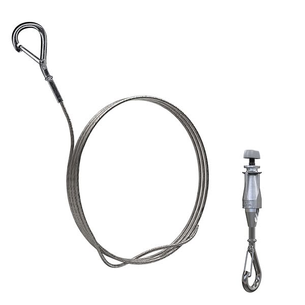 Gripple - UniGrip Crochet N2 (55kg) câble L=1m embout Crochet (EC)