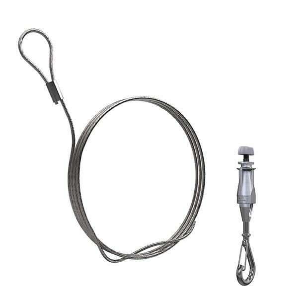 Gripple - UniGrip Crochet N2 (55kg) câble L=10m embout Boucle (FR)