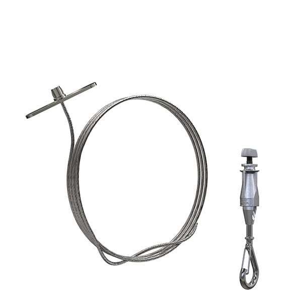 Gripple - UniGrip Crochet N2 (55kg) câble L=4m embout Butée (SP)