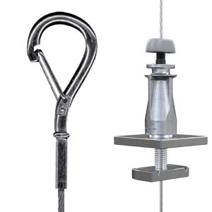 Gripple - UniGrip N2 (55kg) câble L=5m embout Crochet (EC)