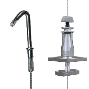 Gripple - UniGrip N2 (55kg) câble L=5m embout Bac acier (TH)