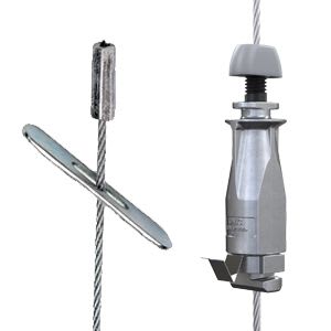 Gripple - UniGrip QT N2 (55kg) câble L=1m embout butée (SP)