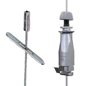 Gripple - UniGrip QT N3 (110kg) câble L=2m embout butée (SP)