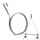 Gripple - UniGrip Y Pipe N2 (55KG) L=3m embout M8 et deux colliers prémontés entraxe 200mm