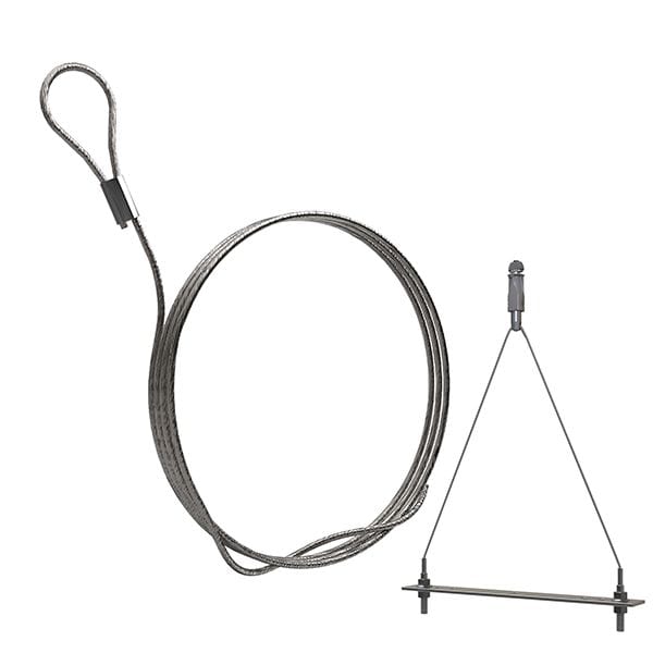 Gripple - UniGrip Y Pipe N2 (55KG) L=4m embout boucle avec 2 filetages M8 entraxe 200mm