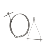 Gripple - UniGrip Y Pipe N2 (55KG) L=3m embout butée avec 2 filetages M8 entraxe 200mm