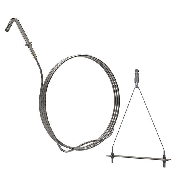 Gripple - UniGrip Y Pipe N2 (55KG) L=1m embout bac acier avec 2 filetages M8 entraxe 200mm