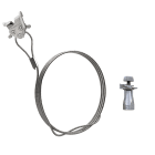 Gripple - UniGrip N2 (55kg) câble L=3m embout CCLIP6