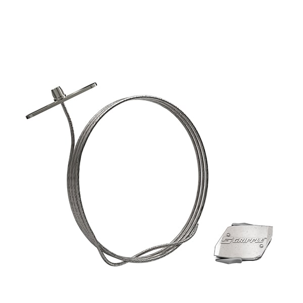 Gripple - Système de suspension par câble HF Express N° 1 (15kg) L=1m embout Butée
