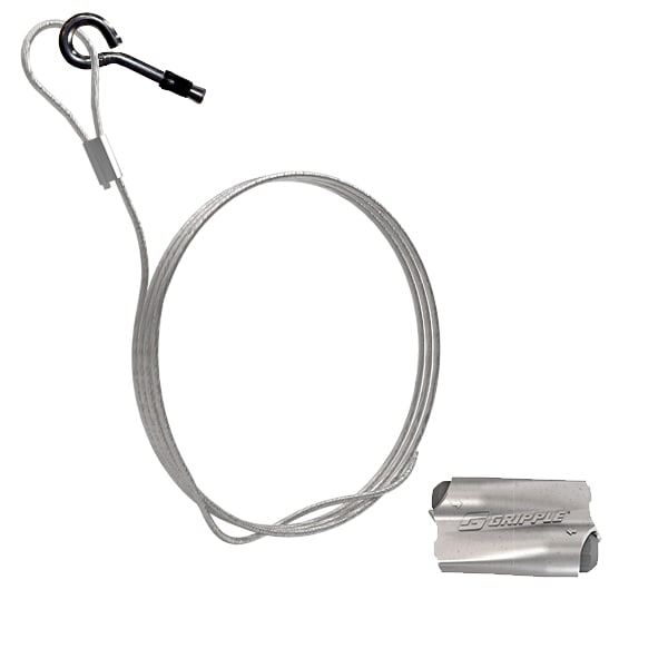 Gripple - Système de suspension par câble HF Express N° 2 (45kg) L=1m embout Ancre