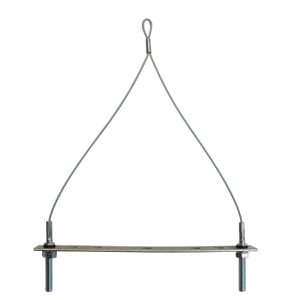 Gripple - YT N°3 (90 kg) L=1m 2 emb filetés M8 +galet N3 entraxe 200mm