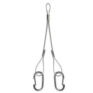 Gripple - Accessoire Y N1 (15kg) brins 300mm embouts Mousquetons