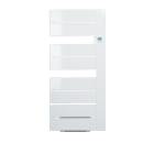 Intuis-Elec - Radiateur sèche-serviettes Balica avec soufflerie 1500W blanc
