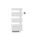 Intuis-Elec - Osya sèche-serviettes fluide 500W+boost soufflerie - blanc - asym. droit