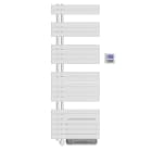 Intuis-Elec - Osya sèche-serviettes fluide osya 750W+boost soufflerie - blanc - asym. gauche