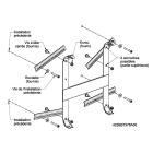 Intuis-Elec - Kit pour adapter la fixation aux trous existants lors de remplacement d'appareil