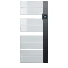 Intuis-Elec - Radiateur sèche-serviettes Balica statique 500W blanc et anthracite
