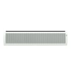 Intuis-Elec - Quartea intelligent rayonnant horizontal bas 750W blanc
