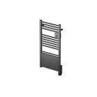 Intuis-Elec - Ezybain nativ boost - Radiateur sèche-serviettes 500 + 1000 W lg 500 Noir satin