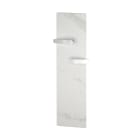 Intuis-Elec - KERAMOS HUG nativ Radiateur salle de bains 1000W Céramique marbre blanc