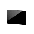 Intuis-Elec - Radiateur connecté CAMPAVER nativ Horizontal 1000W Verre massif Noir astrakan