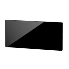 Intuis-Elec - Radiateur connecté CAMPAVER nativ Horizontal 2000W Verre massif Noir astrakan