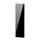 Intuis-Elec - Radiateur connecté CAMPAVER nativ Vertical 1000W Verre massif Noir astrakan