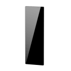 Intuis-Elec - Radiateur connecté CAMPAVER nativ Vertical 2000W Verre massif Noir astrakan