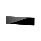 Intuis-Elec - Radiateur connecté CAMPAVER nativ Plinthe 1000W Verre massif Noir astrakan