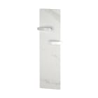 Intuis-Elec - Radiateur sèche-serviettes connecté KERAMOS HUG nativ 1000W Marbre blanc
