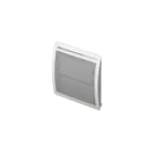 Intuis-Elec - Rayonnant connecté Quartea intelligent horizontal 500W blanc
