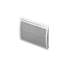Intuis-Elec - Rayonnant connecté Quartea intelligent horizontal 1250W blanc