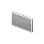 Intuis-Elec - Rayonnant connecté Quartea intelligent horizontal 1500W blanc