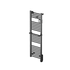 Intuis-Elec - Radiateur sèche-serviettes EZYBAIN 300 W largeur 400 satin noir