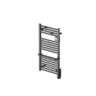Intuis-Elec - Radiateur sèche-serviettes EZYBAIN 500 W largeur 500 satin noir