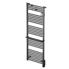 Intuis-Elec - Radiateur sèche-serviettes EZYBAIN 1000 W largeur 600mm - Satin noir
