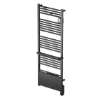 Intuis-Elec - Radiateur sèche-serviettes EZYBAIN boost 1000 + 1000 W largeur 600mm- satin noir