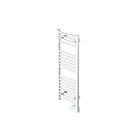 Intuis-Elec - Radiateur sèche-serviettes NAO-3EO fluide 300W - blanc - largeur 400 mm