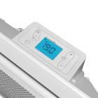 Intuis-Elec - Rayonnant Quartéa-3EO panneau horizontal - 1500W - blanc